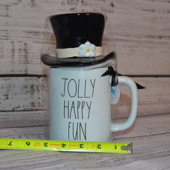 *Final Sale* Rae Dunn Frosty The Snowman Mug with Top Hat Topper Lid NEW - Picture 6 of 8